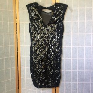 New Years Black Bodycon Dress